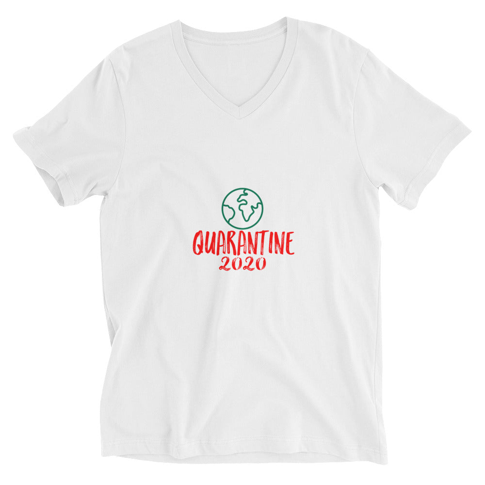 QUARANTINE 2020  Unisex Short Sleeve V-Neck T-Shirt