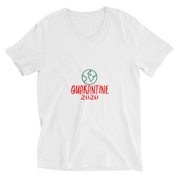 QUARANTINE 2020  Unisex Short Sleeve V-Neck T-Shirt